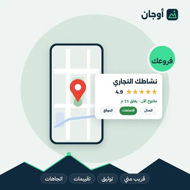 فروعك على خرائط جوجل (حتى 5 فروع)